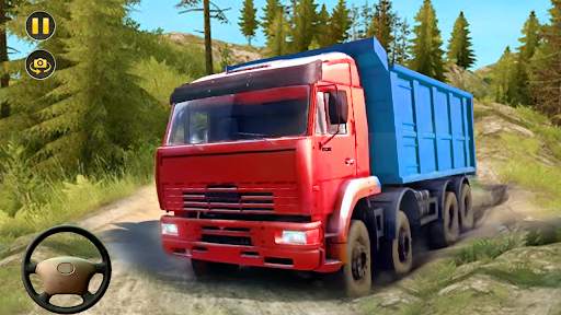 Real Cargo Truck Offroad Driving Simulator 2021 screenshot 3