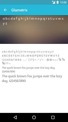 Clean Fonts for FlipFont screenshot 4