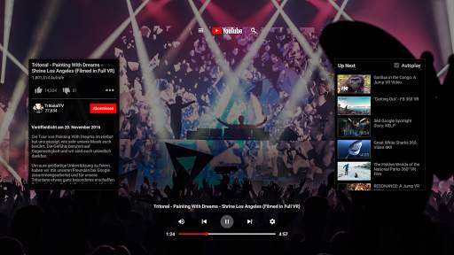 YouTube VR screenshot 1