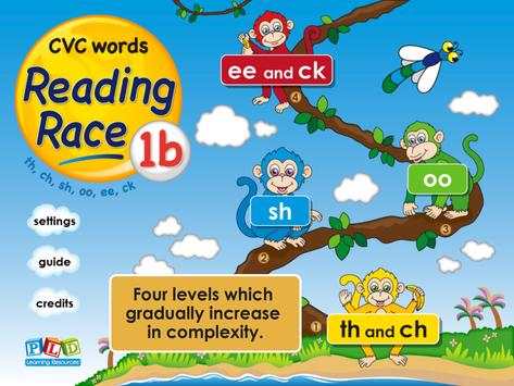 Reading Race 1b: Sh words LITE screenshot 8