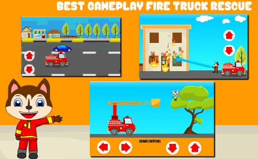 Pups Friends Fire Truck Rescue screenshot 4