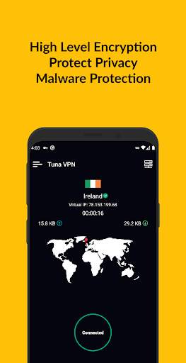 Tuna VPN - Free, Fast & Unlimited Proxy VPN Server screenshot 3
