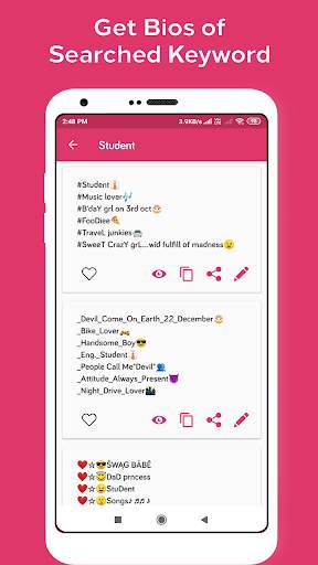 Bios Idea - Bios for Instagram - Quotes & Bios screenshot 12