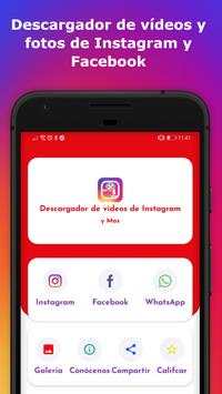 Descargar Vídeos de Instagram y Facebook screenshot 1
