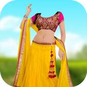 Lahenga Saree Woman Photo Editor on 9Apps