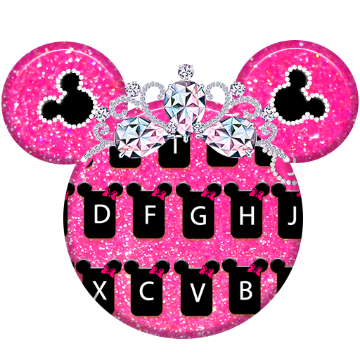 Pink Diamond Mouse Keyboard icon