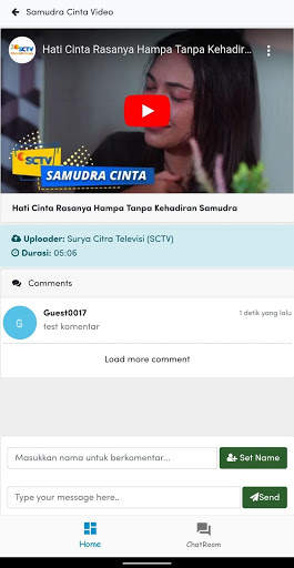 Samudra Cinta Video screenshot 3