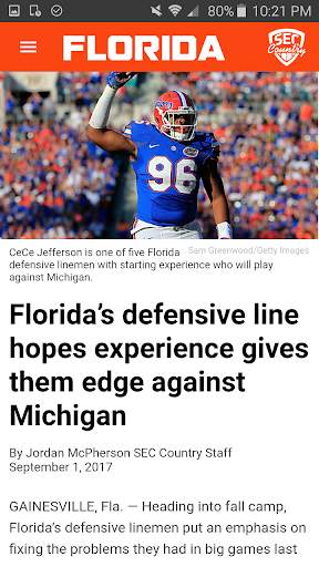 SEC Country:Team-Specific News screenshot 3