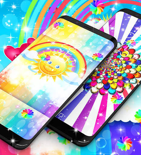 Rainbow live wallpaper screenshot 13