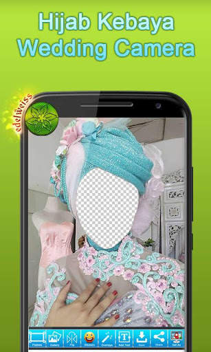 Hijab Kebaya Wedding Camera screenshot 2
