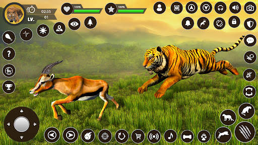 Wild Tiger Sim: Animal Games screenshot 4
