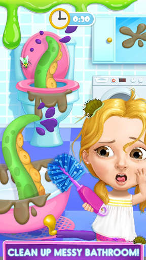 Sweet Baby Girl Hotel Cleanup - Crazy Cleaning Fun screenshot 3