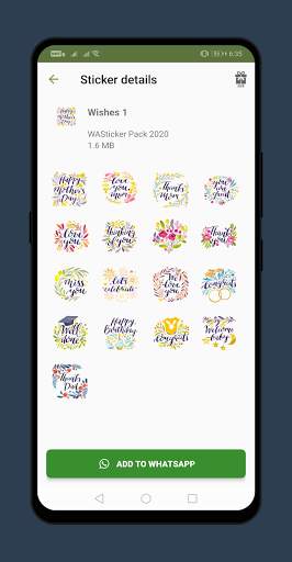 All Wishes Stickers for WhatsApp - WA Stickers App screenshot 4