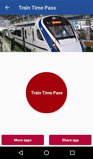 Indian Railway-Train Time Pass App screenshot 1