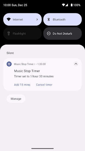 Music Stop Timer (Sleep Timer) screenshot 5