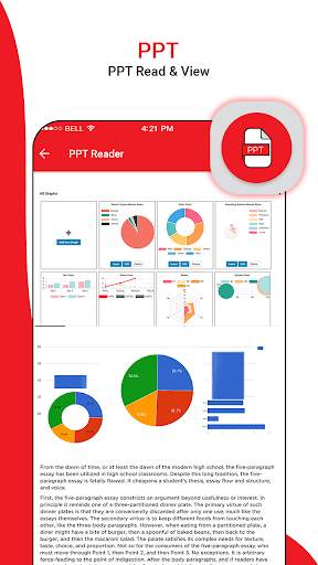Document viewer - PDF,Word,sheet,Note,Office screenshot 3