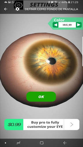 Eye Live Wallpaper Free screenshot 1