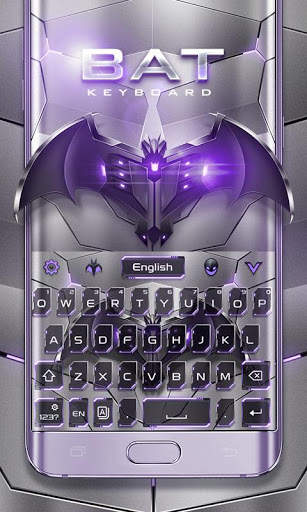 Bat GO Keyboard Theme स्क्रीनशॉट 1