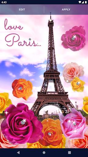 Paris Love Live Wallpaper screenshot 5