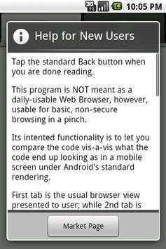 HTML Code Browser screenshot 1