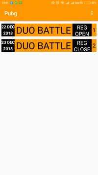 Battles :- Pubg Mobile Tournaments screenshot 1