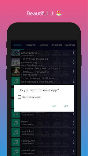 Black Music Player स्क्रीनशॉट 8