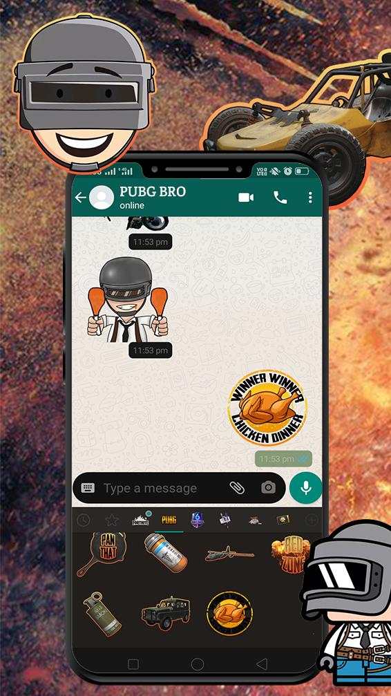 PUBG Stickers 2020 screenshot 1