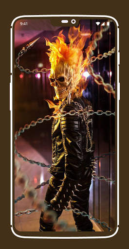 Ice Fire Skull Wallpapers screenshot 1