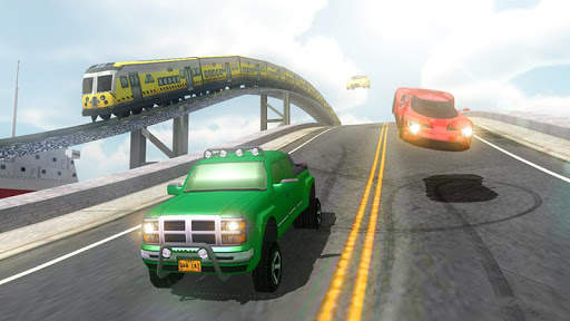 Train Vs Car Racing 2 Player screenshot 13