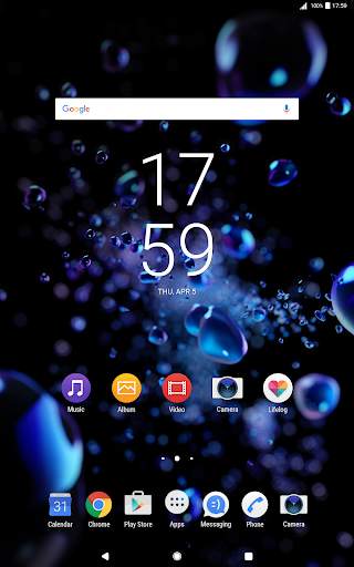 Black Theme XZ2 (live wallpaper) screenshot 10