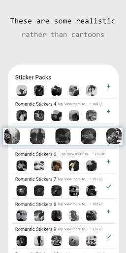 Romantic Stickers for WA screenshot 4