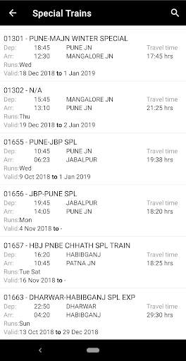 Indian Rail Enquiry (No Ads) screenshot 8