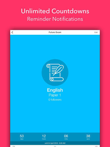 Exam Countdown Lite screenshot 6