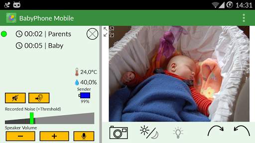 BabyPhone Mobile: Baby Monitor screenshot 2