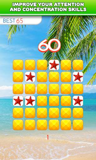 Brain game - Memory training - Beach screenshot 4