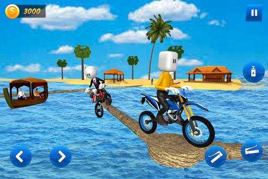 Stickman Water Surfer Bike Racing screenshot 8