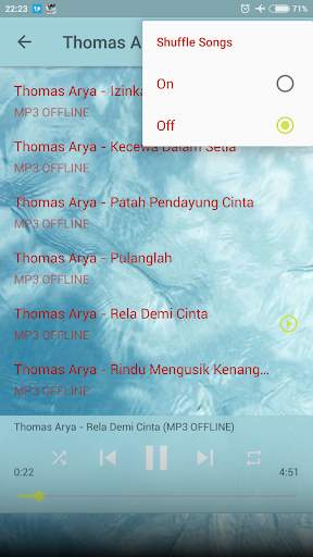 Thomas Arya Mp3 Offline screenshot 3