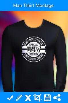 Man Tshirt Montage PhotoEditor screenshot 6