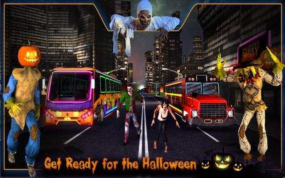 Halloween Party Bus Driver 3D screenshot 6