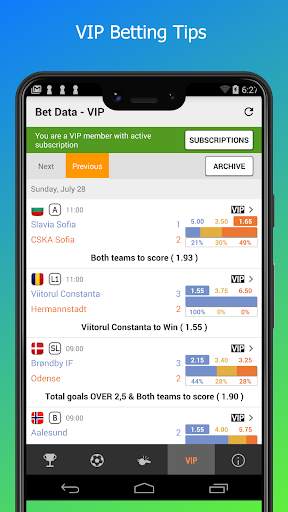Bet Data - Prediksi Sepak Bola,Hasil Live,Taruhan screenshot 1