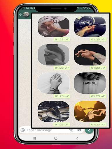 Romantic Stickers for Whatsapp-Love WAStickerApp screenshot 1