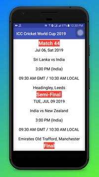 India Cricket Team Schedule 2019/20 screenshot 3