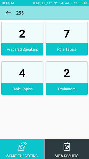 Voting app TM screenshot 3
