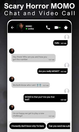 Scary MOMO Chat And Video Call screenshot 1
