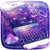 SMS Shimmer Lavender Keyboard icon