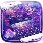 SMS Schimmer Lavendel Tastatur on 9Apps