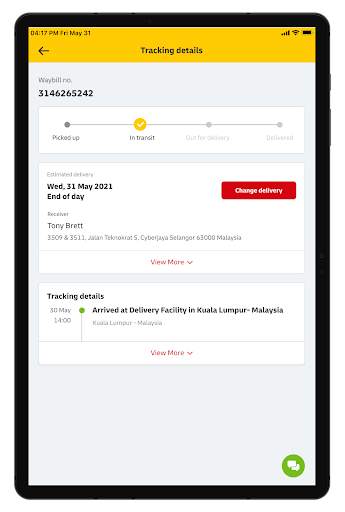 DHL Express Mobile screenshot 8