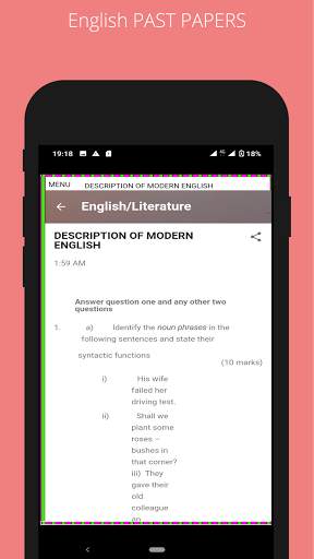 English/Literature Past Papers screenshot 4