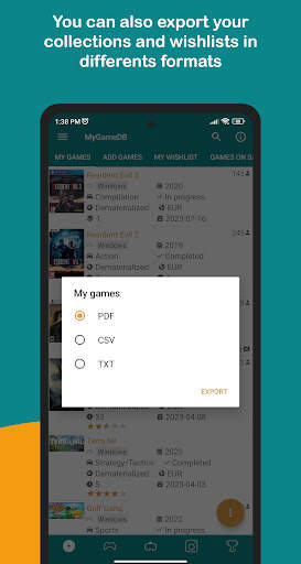 MyGameDB - Game Tracker 8 تصوير الشاشة