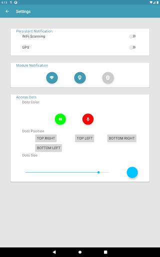 Toggle Track-cam mic Access dots as iOS14/GPS/Wifi screenshot 18